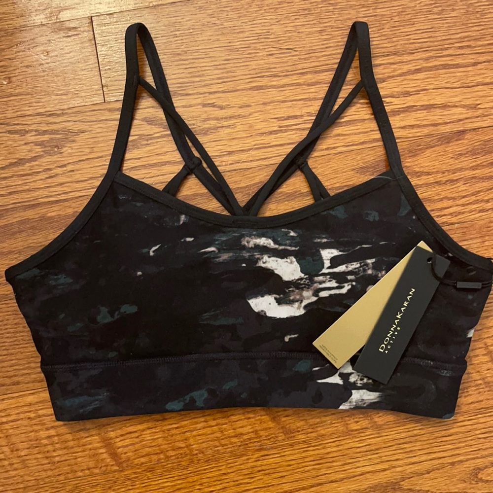 NWT DONNA KARAN ACTIVE SPORTS BRA